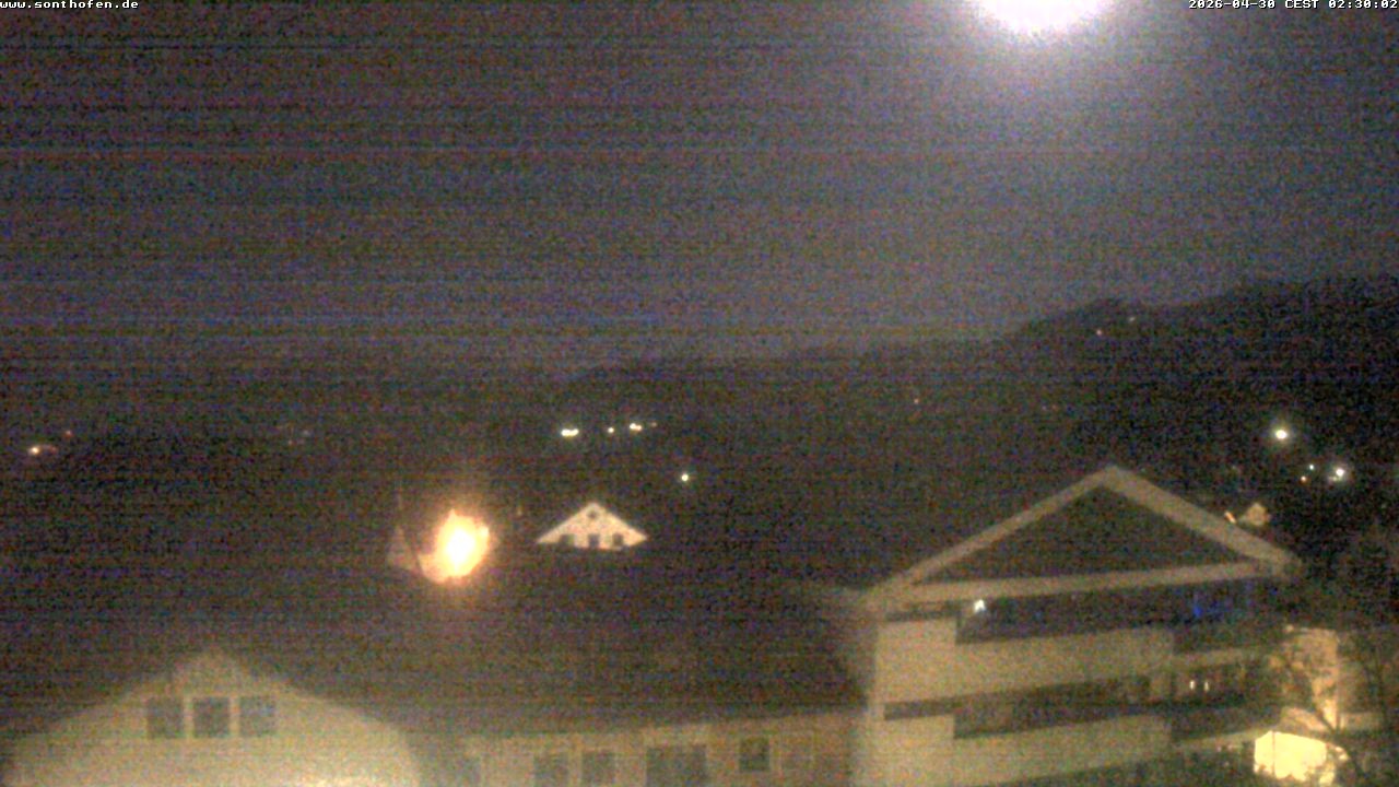 Archiv Foto Webcam Ausblick Rathaus Sonthofen