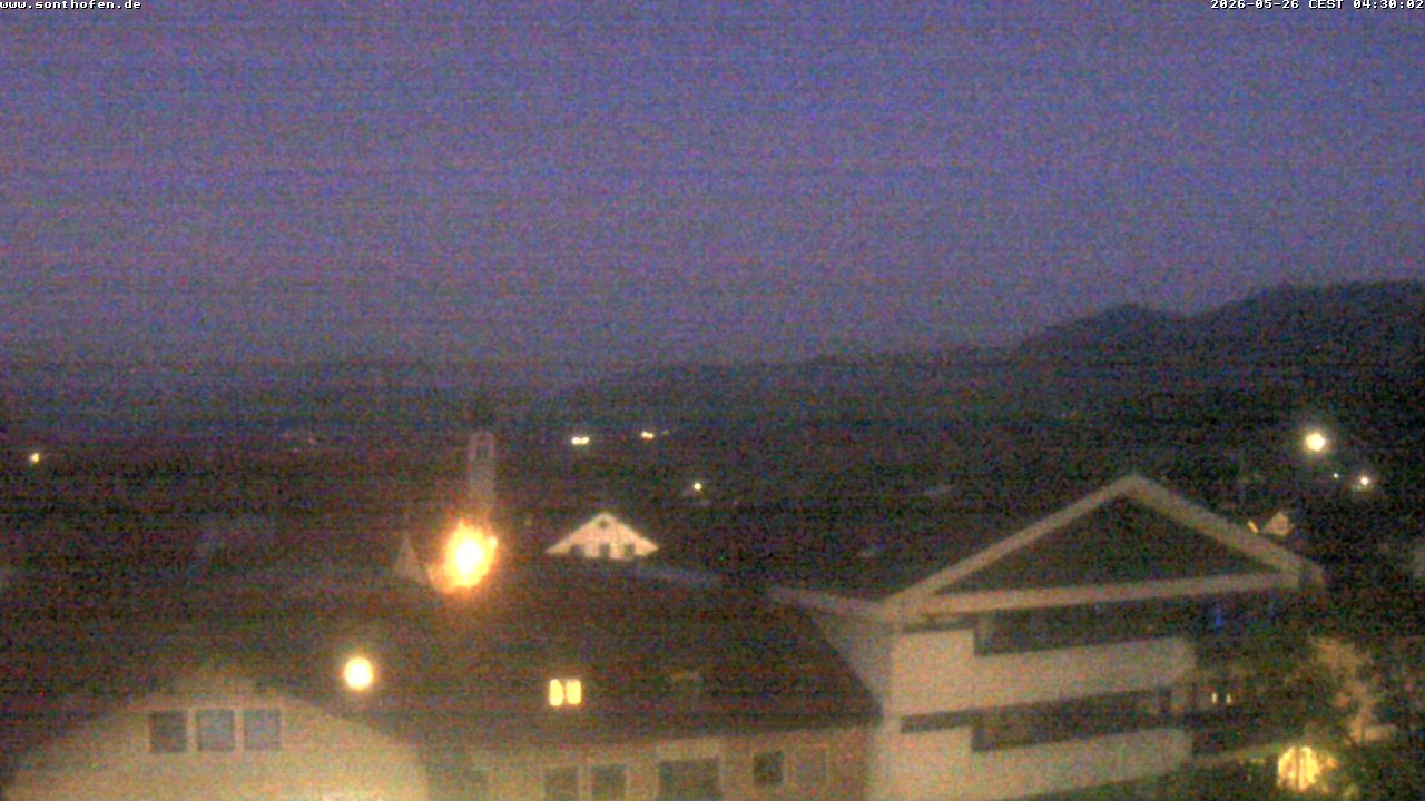 Archiv Foto Webcam Ausblick Rathaus Sonthofen