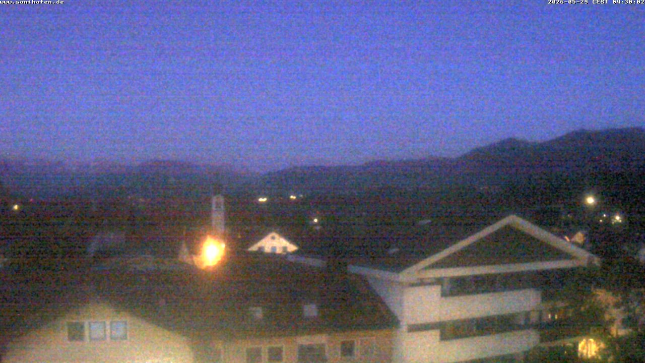 Archiv Foto Webcam Ausblick Rathaus Sonthofen