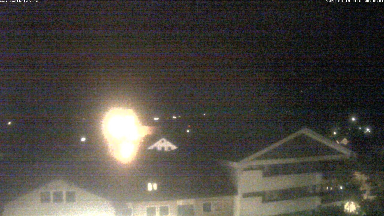 Archived image Webcam View from the town hall in Sonthofen
