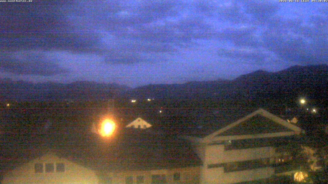 Archiv Foto Webcam Ausblick Rathaus Sonthofen