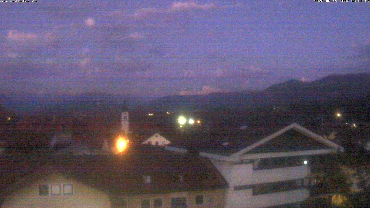 Archiv Foto Webcam Ausblick Rathaus Sonthofen