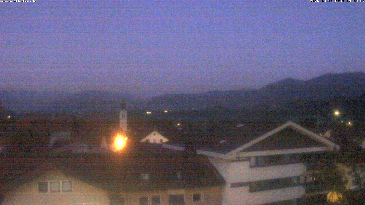 Archiv Foto Webcam Ausblick Rathaus Sonthofen