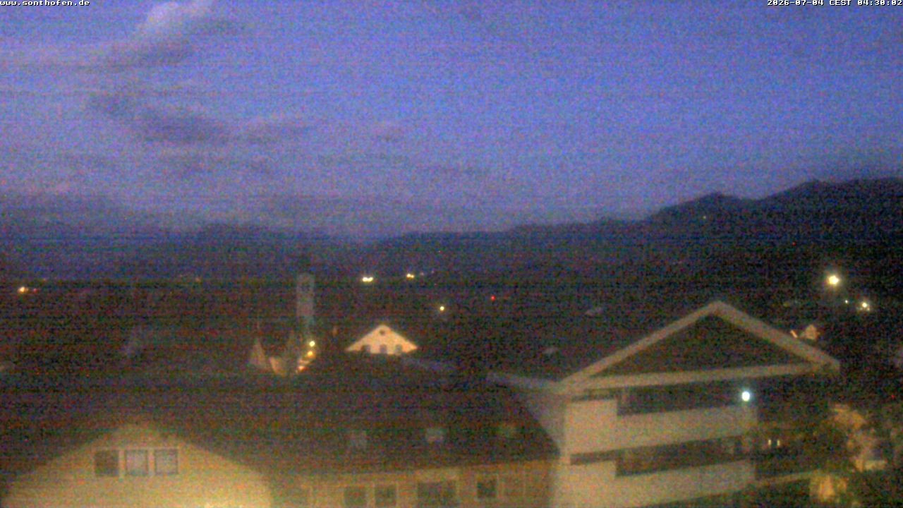 Archiv Foto Webcam Ausblick Rathaus Sonthofen