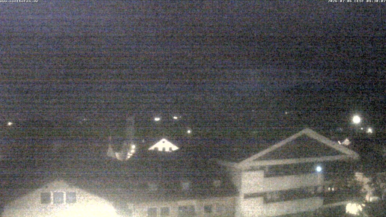 Archiv Foto Webcam Ausblick Rathaus Sonthofen