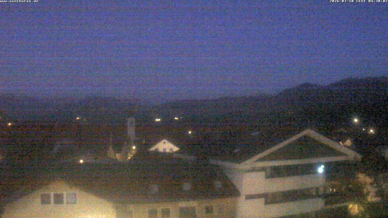 Archiv Foto Webcam Ausblick Rathaus Sonthofen