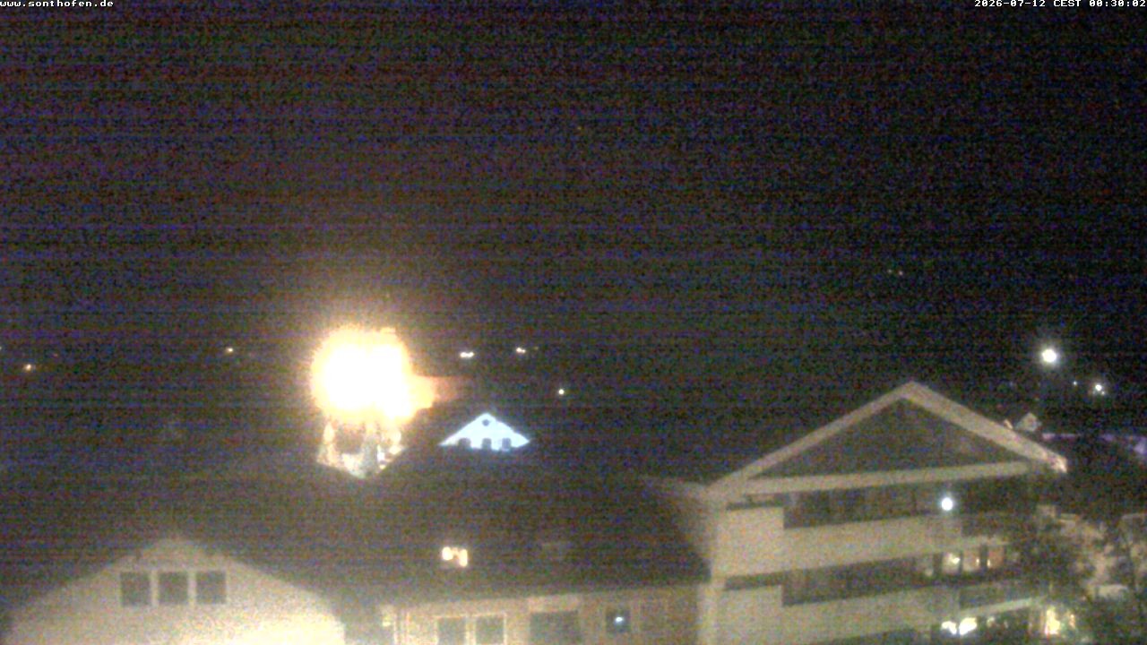 Archiv Foto Webcam Ausblick Rathaus Sonthofen