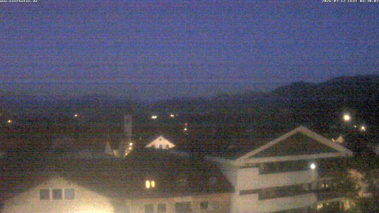 Archiv Foto Webcam Ausblick Rathaus Sonthofen