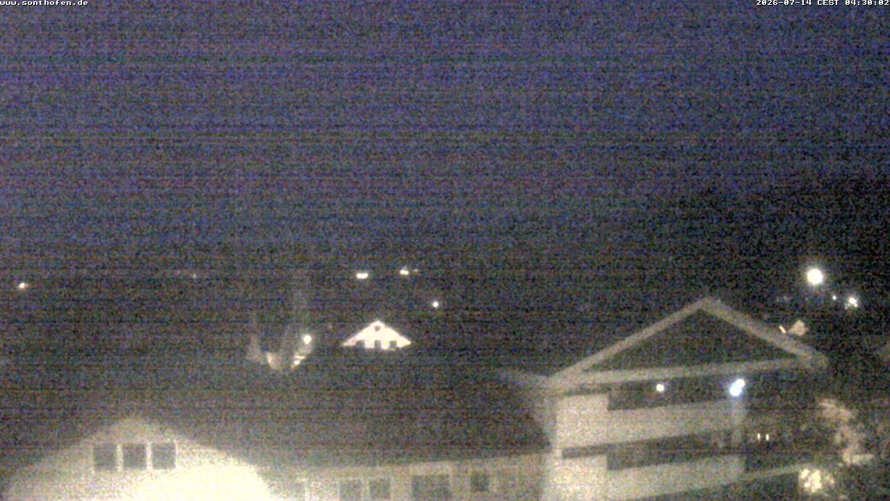 Archiv Foto Webcam Ausblick Rathaus Sonthofen