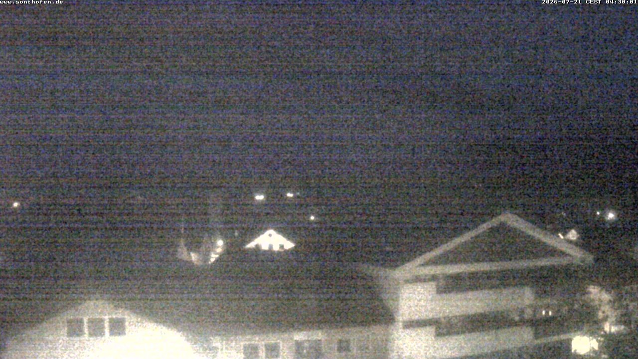 Archiv Foto Webcam Ausblick Rathaus Sonthofen