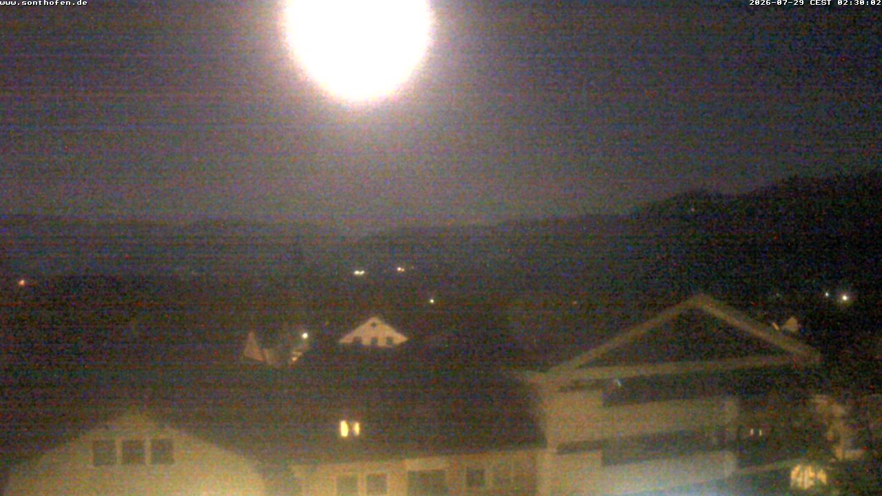 Archiv Foto Webcam Ausblick Rathaus Sonthofen