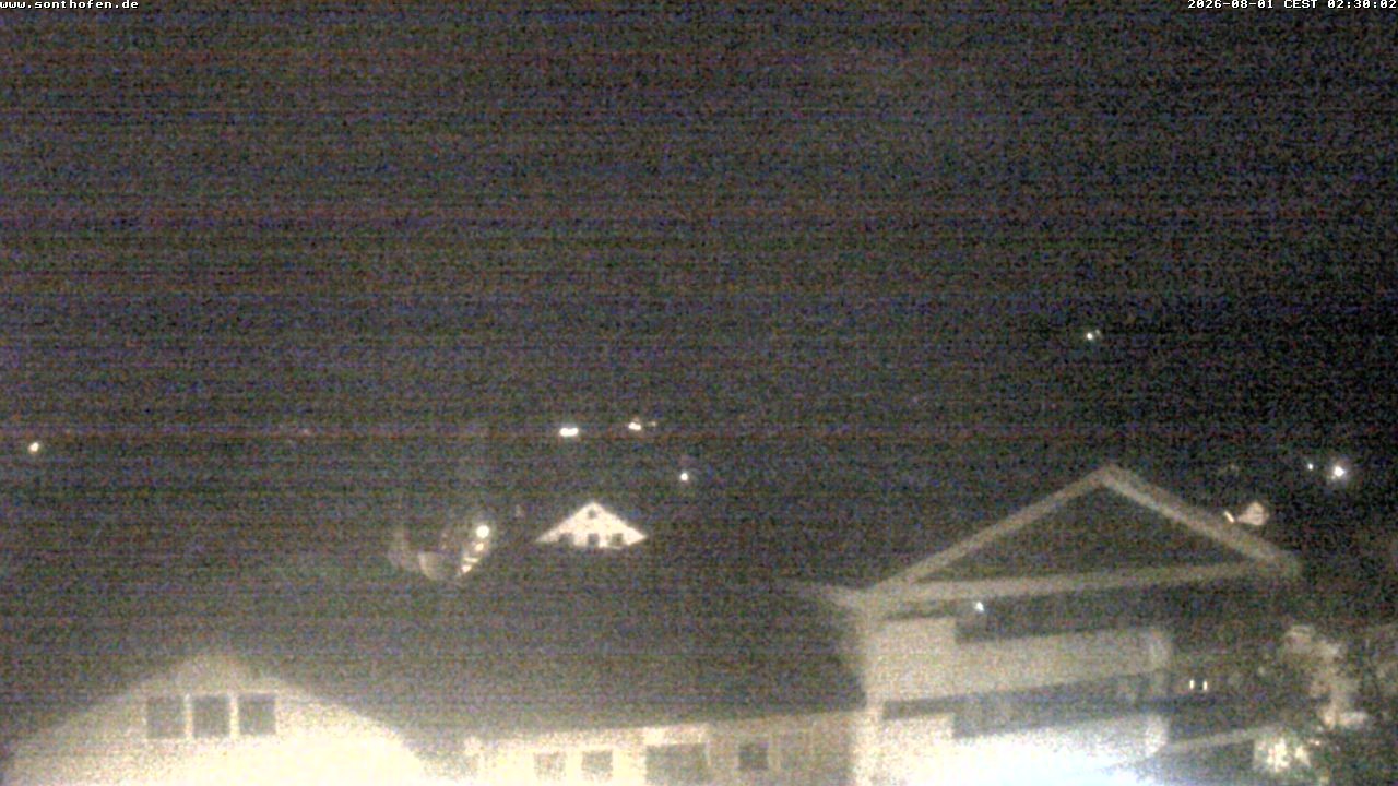 Archived image Webcam View from the town hall in Sonthofen