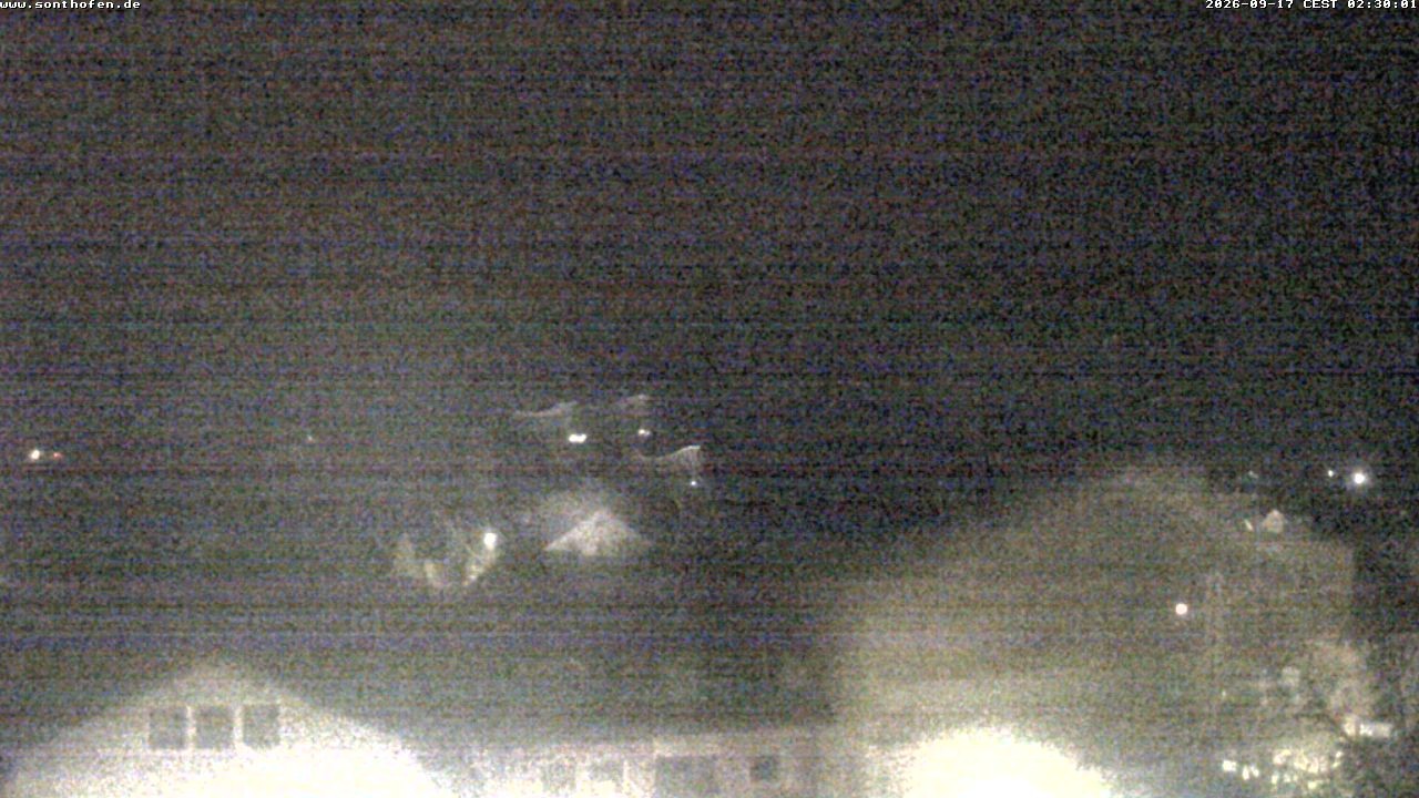 Archived image Webcam View from the town hall in Sonthofen