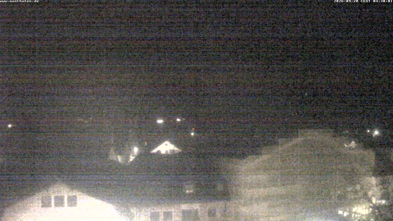 Archiv Foto Webcam Ausblick Rathaus Sonthofen