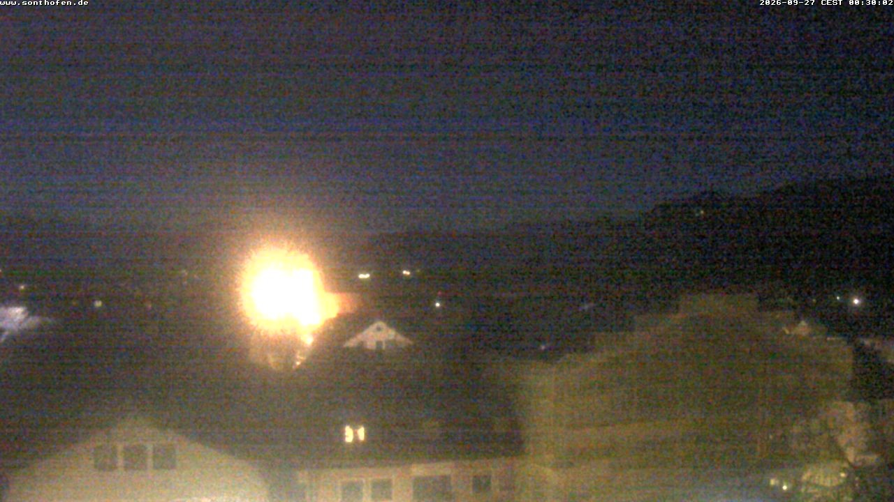 Archiv Foto Webcam Ausblick Rathaus Sonthofen