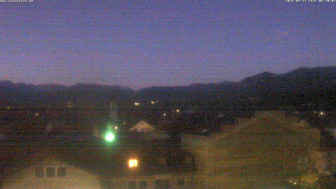 Archiv Foto Webcam Ausblick Rathaus Sonthofen