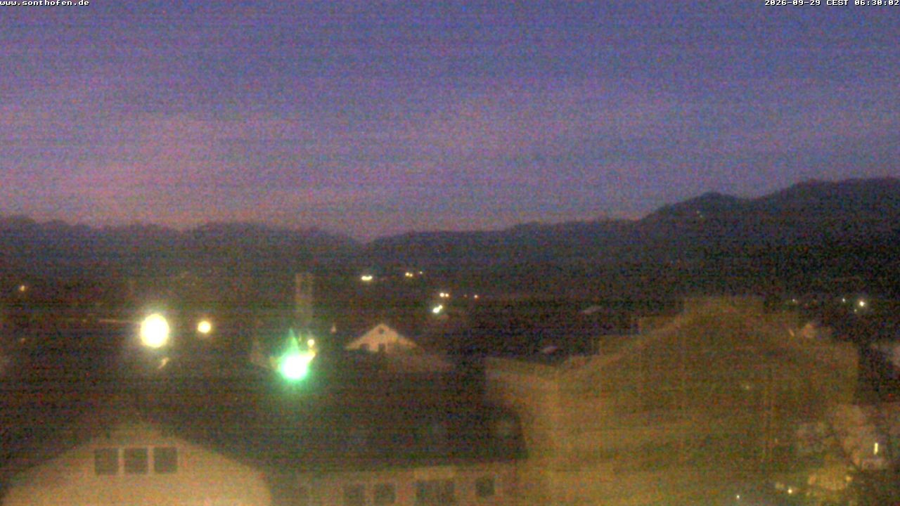 Archiv Foto Webcam Ausblick Rathaus Sonthofen