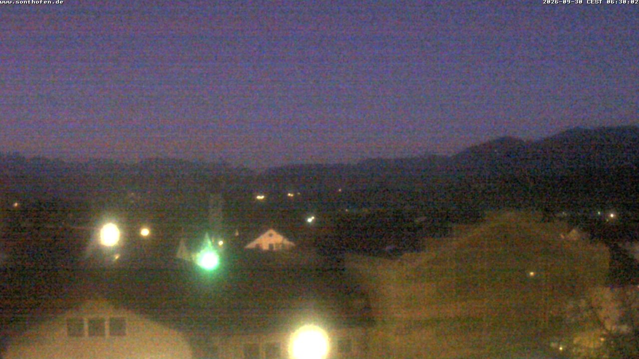 Archiv Foto Webcam Ausblick Rathaus Sonthofen
