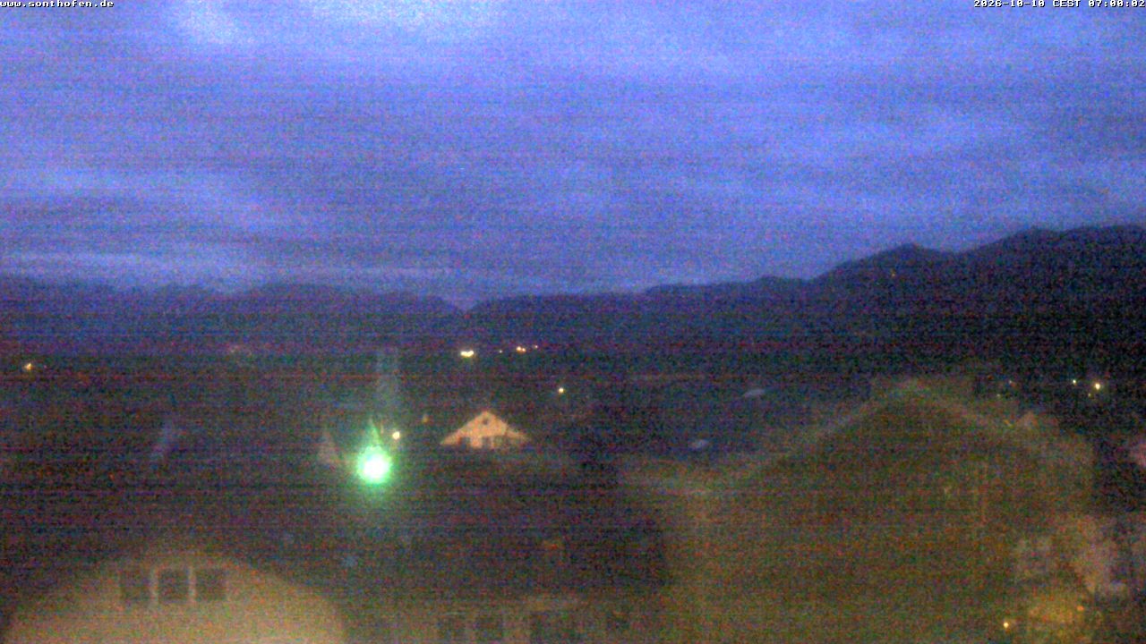 Archiv Foto Webcam Ausblick Rathaus Sonthofen