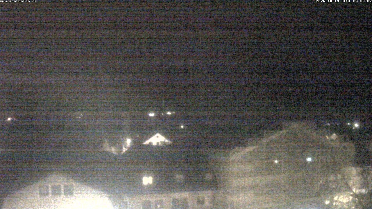 Archiv Foto Webcam Ausblick Rathaus Sonthofen
