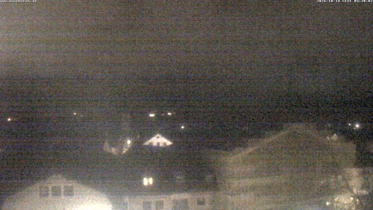 Archiv Foto Webcam Ausblick Rathaus Sonthofen