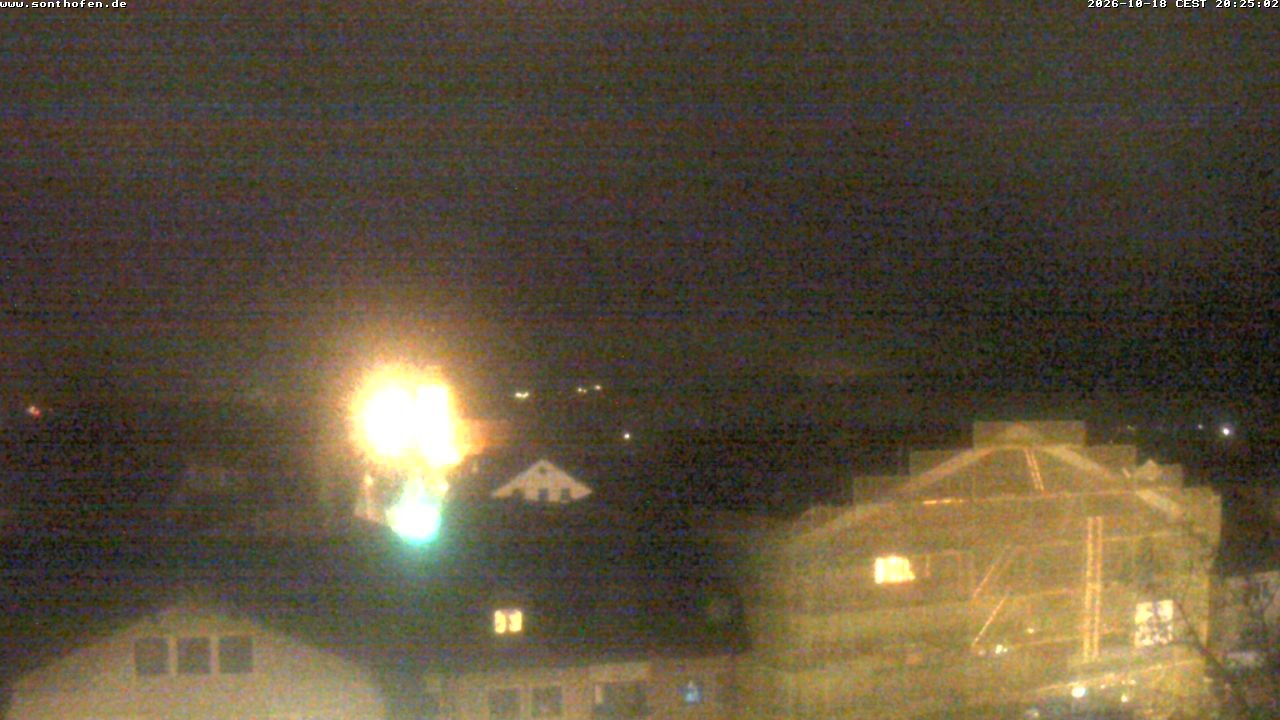 Archiv Foto Webcam Ausblick Rathaus Sonthofen