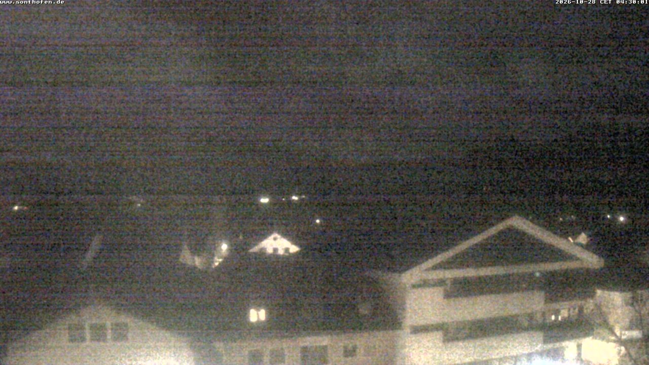 Archiv Foto Webcam Ausblick Rathaus Sonthofen
