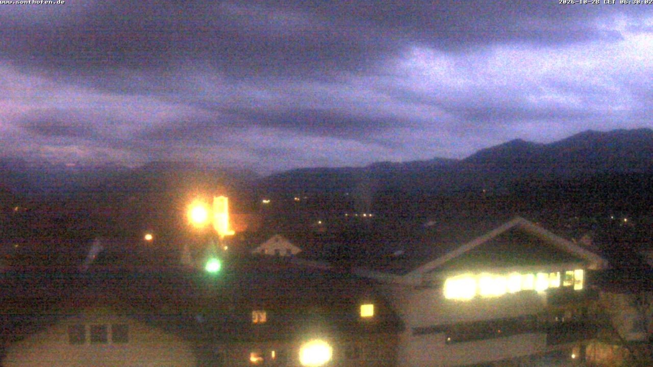 Archiv Foto Webcam Ausblick Rathaus Sonthofen