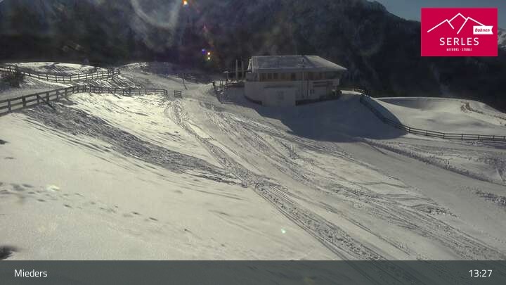 Archiv Foto Webcam Mieders: Rundblick von Bergstation Koppeneck