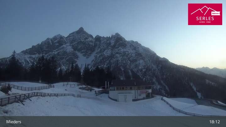 Archived image Webcam Mieders - panoramic view of mountain station Koppeneck