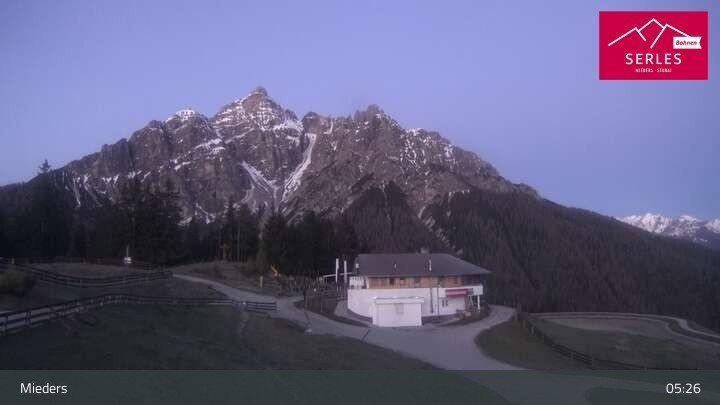 Archived image Webcam Mieders - panoramic view of mountain station Koppeneck