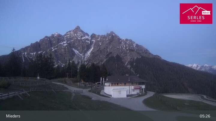 Archiv Foto Webcam Mieders: Rundblick von Bergstation Koppeneck