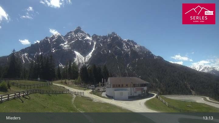 Archiv Foto Webcam Mieders: Rundblick von Bergstation Koppeneck