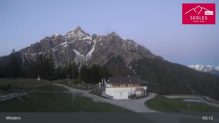 Archived image Webcam Mieders - panoramic view of mountain station Koppeneck