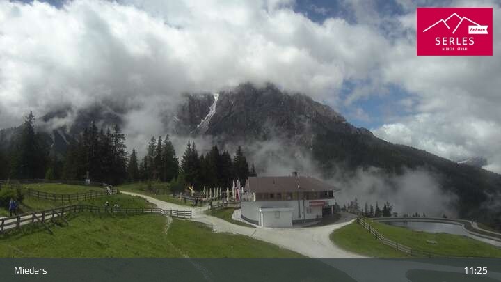 Archiv Foto Webcam Mieders: Rundblick von Bergstation Koppeneck