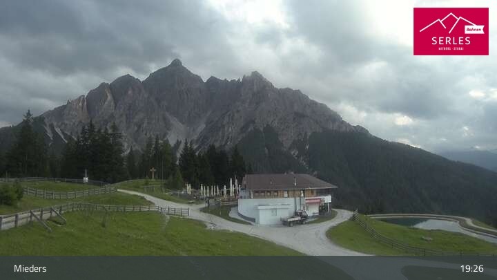 Archiv Foto Webcam Mieders: Rundblick von Bergstation Koppeneck