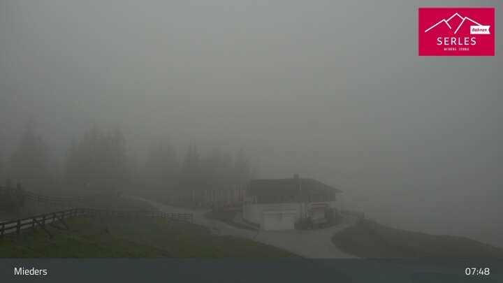 Archiv Foto Webcam Mieders: Rundblick von Bergstation Koppeneck