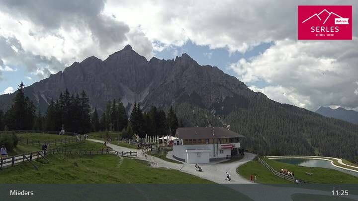 Archiv Foto Webcam Mieders: Rundblick von Bergstation Koppeneck