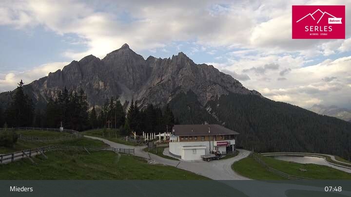 Archiv Foto Webcam Mieders: Rundblick von Bergstation Koppeneck