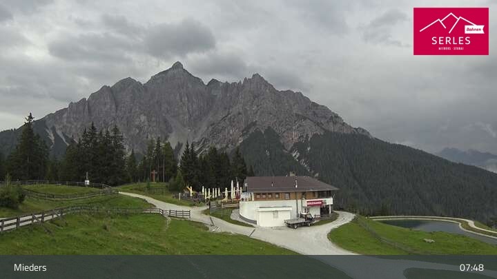 Archiv Foto Webcam Mieders: Rundblick von Bergstation Koppeneck