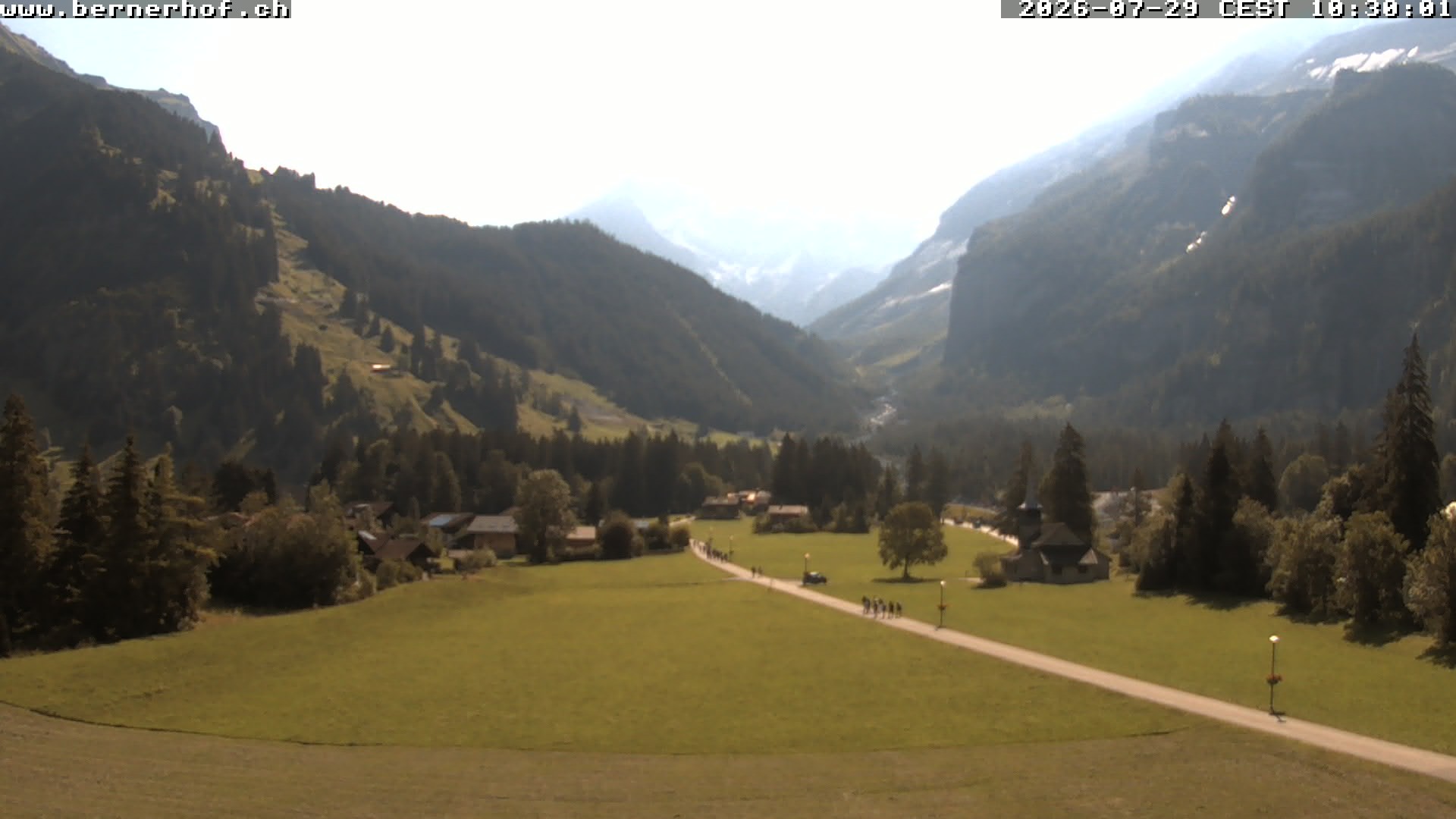 Archived image Webcam View from Hotel Bernerhof
