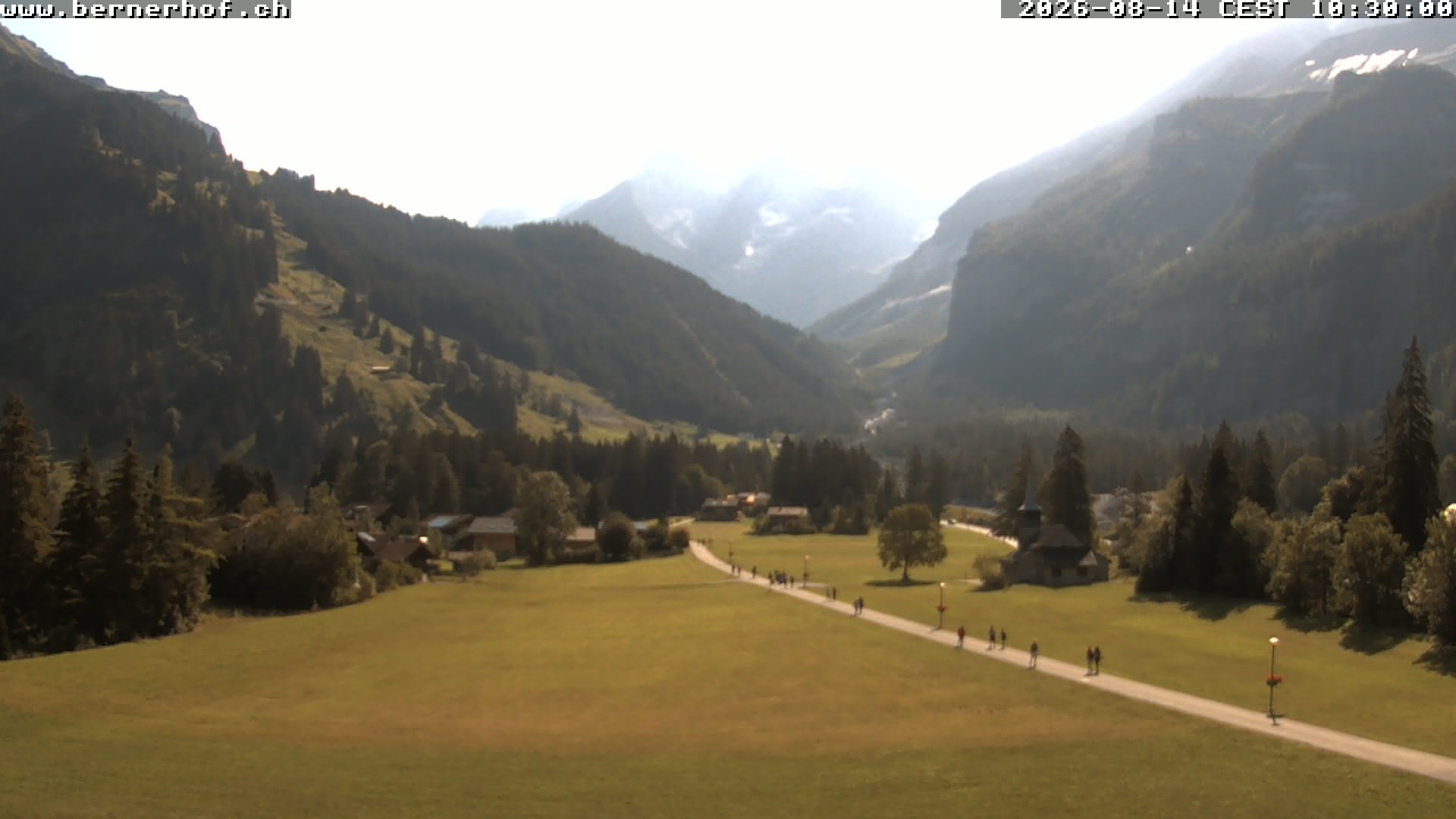 Archived image Webcam View from Hotel Bernerhof