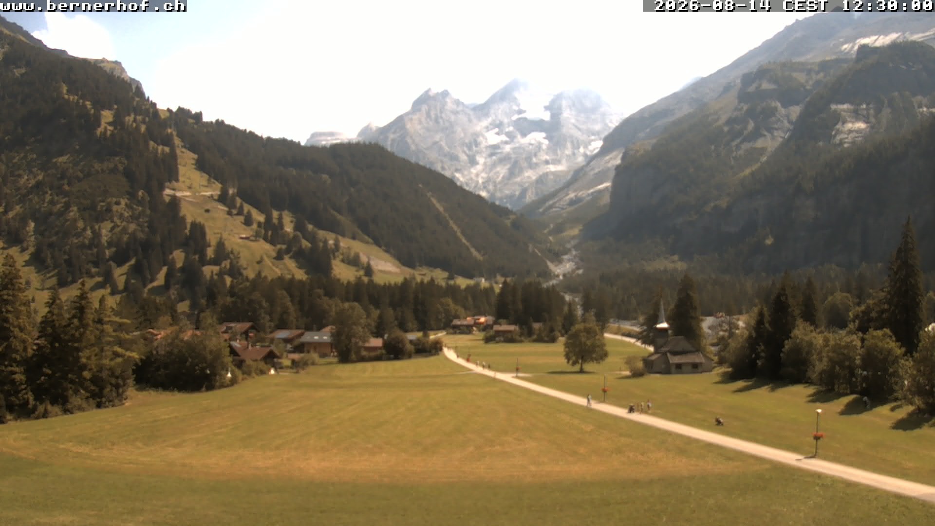 Archived image Webcam View from Hotel Bernerhof
