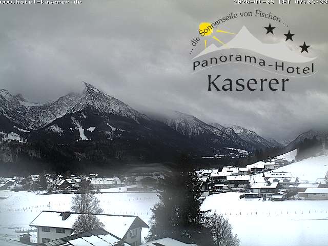 Archiv Foto Webcam Fischen, Hotel Garni Kaserer