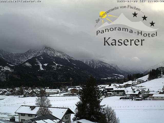Archiv Foto Webcam Fischen, Hotel Garni Kaserer