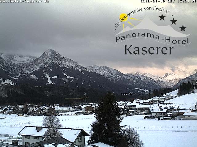 Archiv Foto Webcam Fischen, Hotel Garni Kaserer