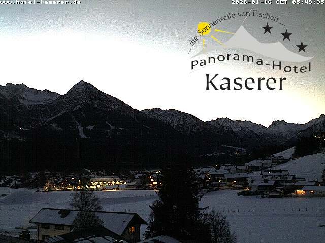 Archiv Foto Webcam Fischen, Hotel Garni Kaserer