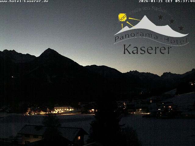 Archived image Webcam Fischen in the Allgäu, Kaserer Hotel