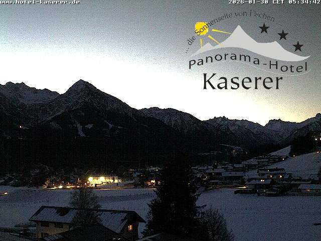 Archiv Foto Webcam Fischen, Hotel Garni Kaserer