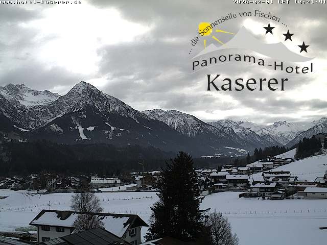 Archiv Foto Webcam Fischen, Hotel Garni Kaserer